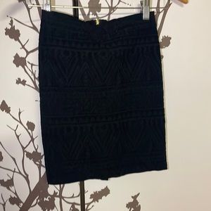 Cute Seductions (Sirens) Mini Skirt with Slit & Zipper at Back $25